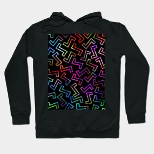 Sparkle Geometric Shapes Hoodie